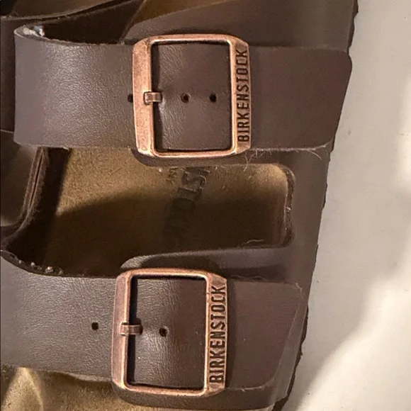Birkenstock Arizona Brown Leather Sandals Men’s 44 / US 11–11.5 Excellent - Picture 4 of 8